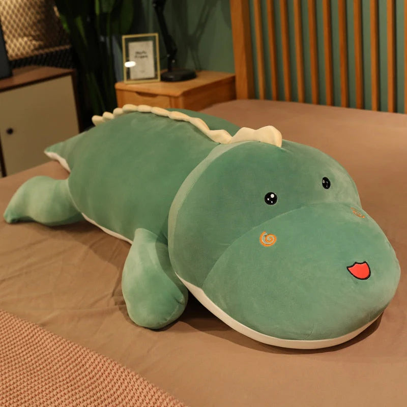 Giant Green Crocodile Plush – 80cm