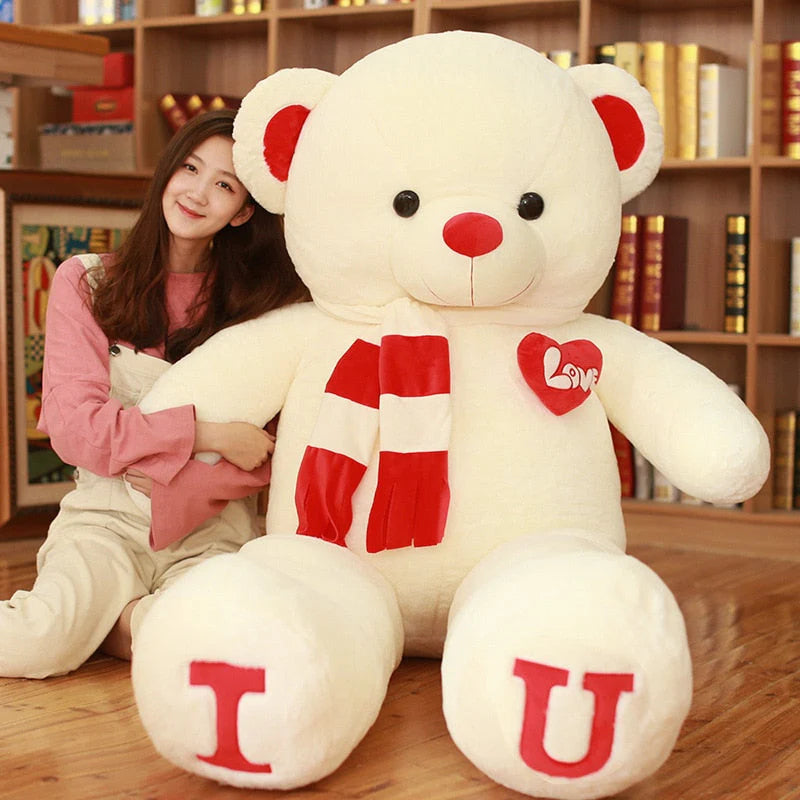 Giant “I Love You” Teddy Bear – Romantic Plush Gift